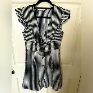 striped lightweight dress